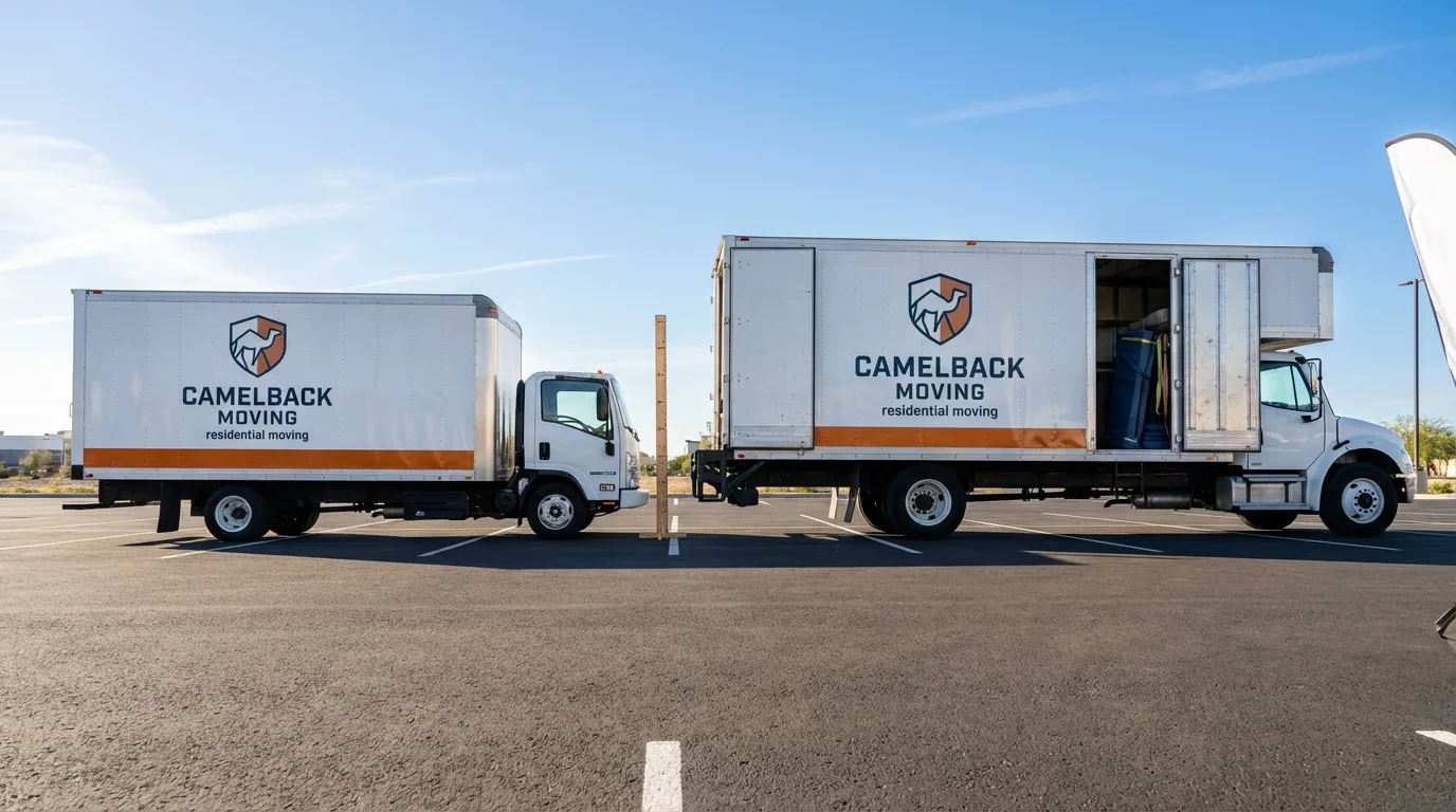 Moving truck size capacity guide in Peoria Heights